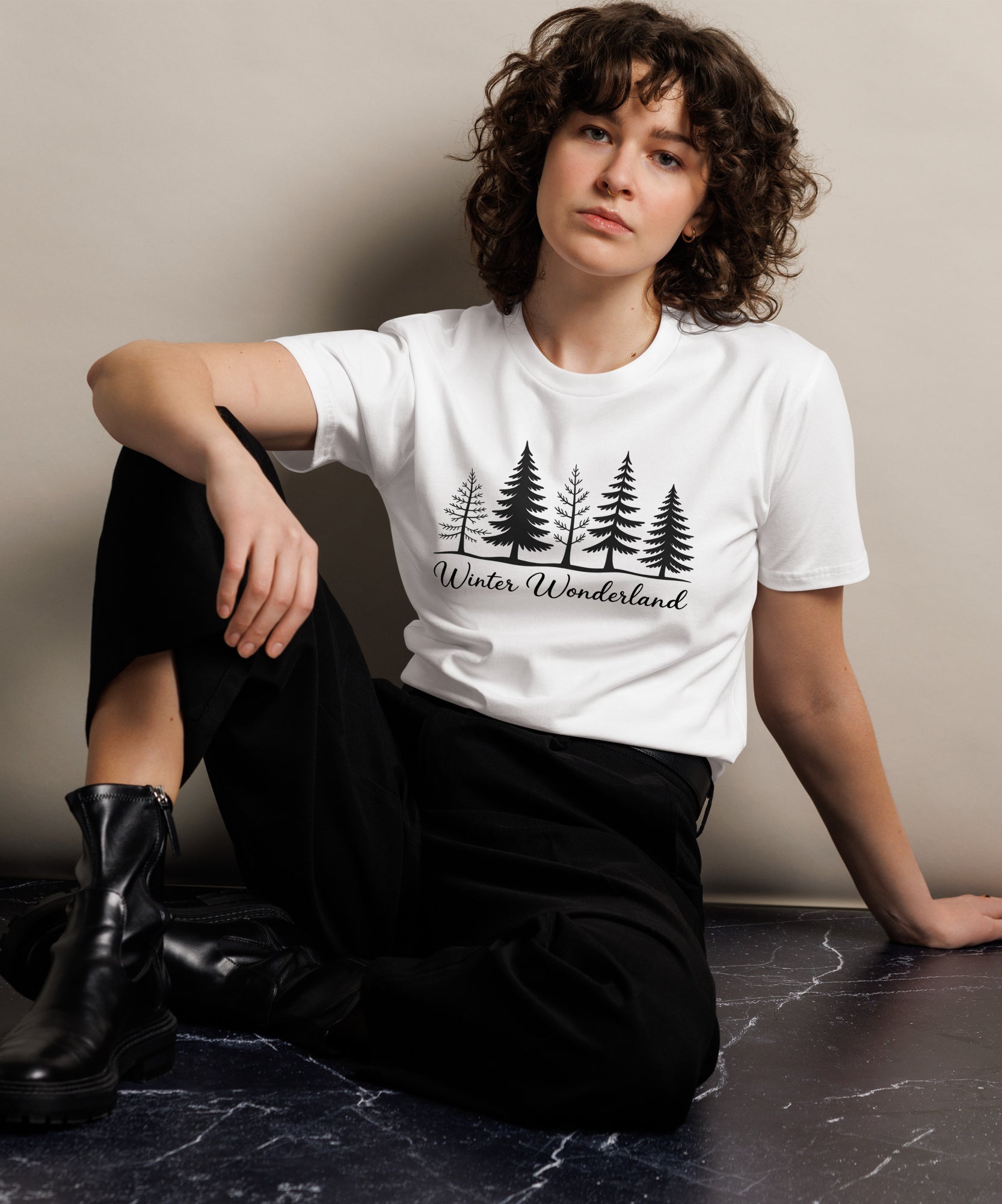 Nature Whisper Forest Trees Graphic Unisex Premium T-Shirt | Gallory Hive