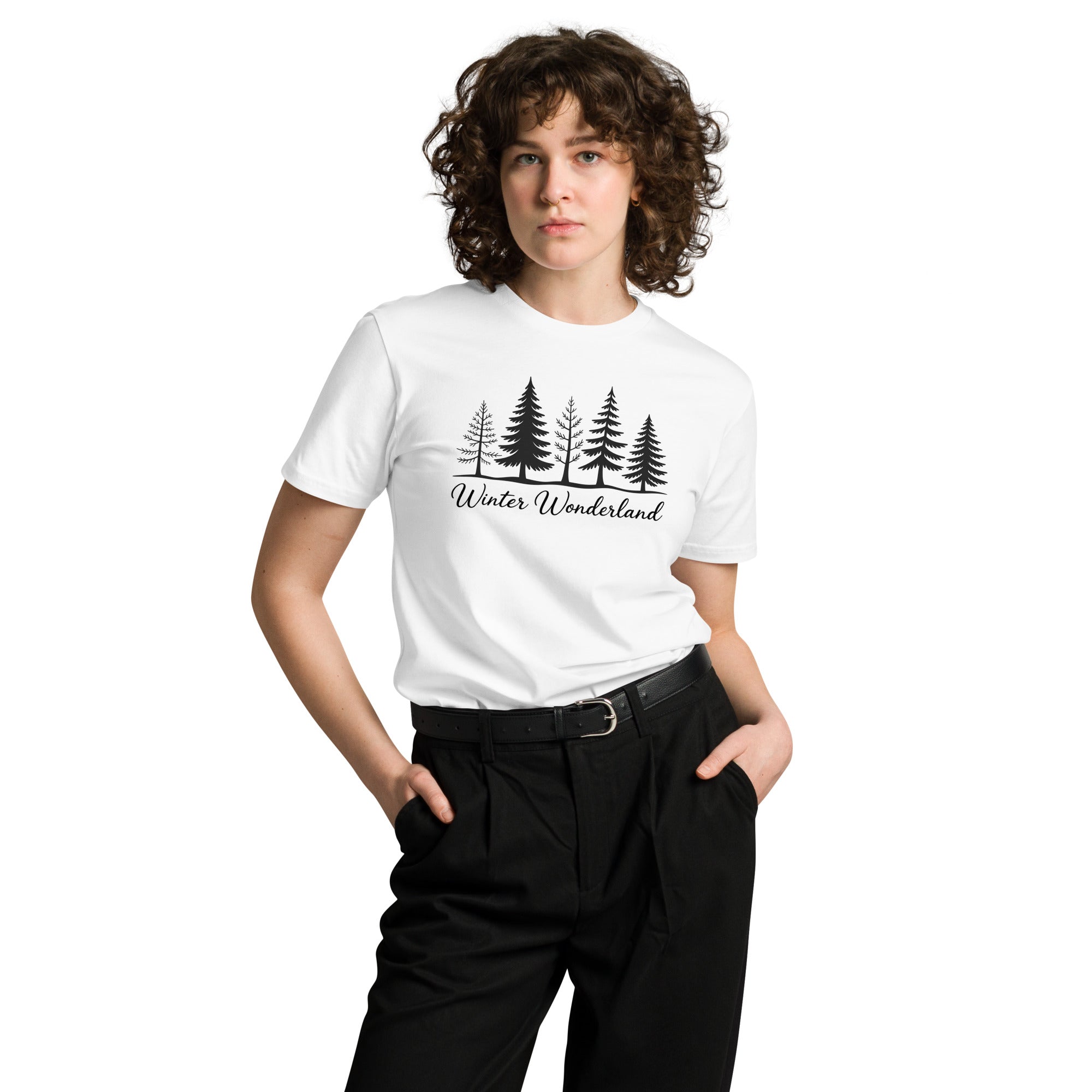 Nature Whisper Forest Trees Graphic Unisex Premium T-Shirt | Gallory Hive