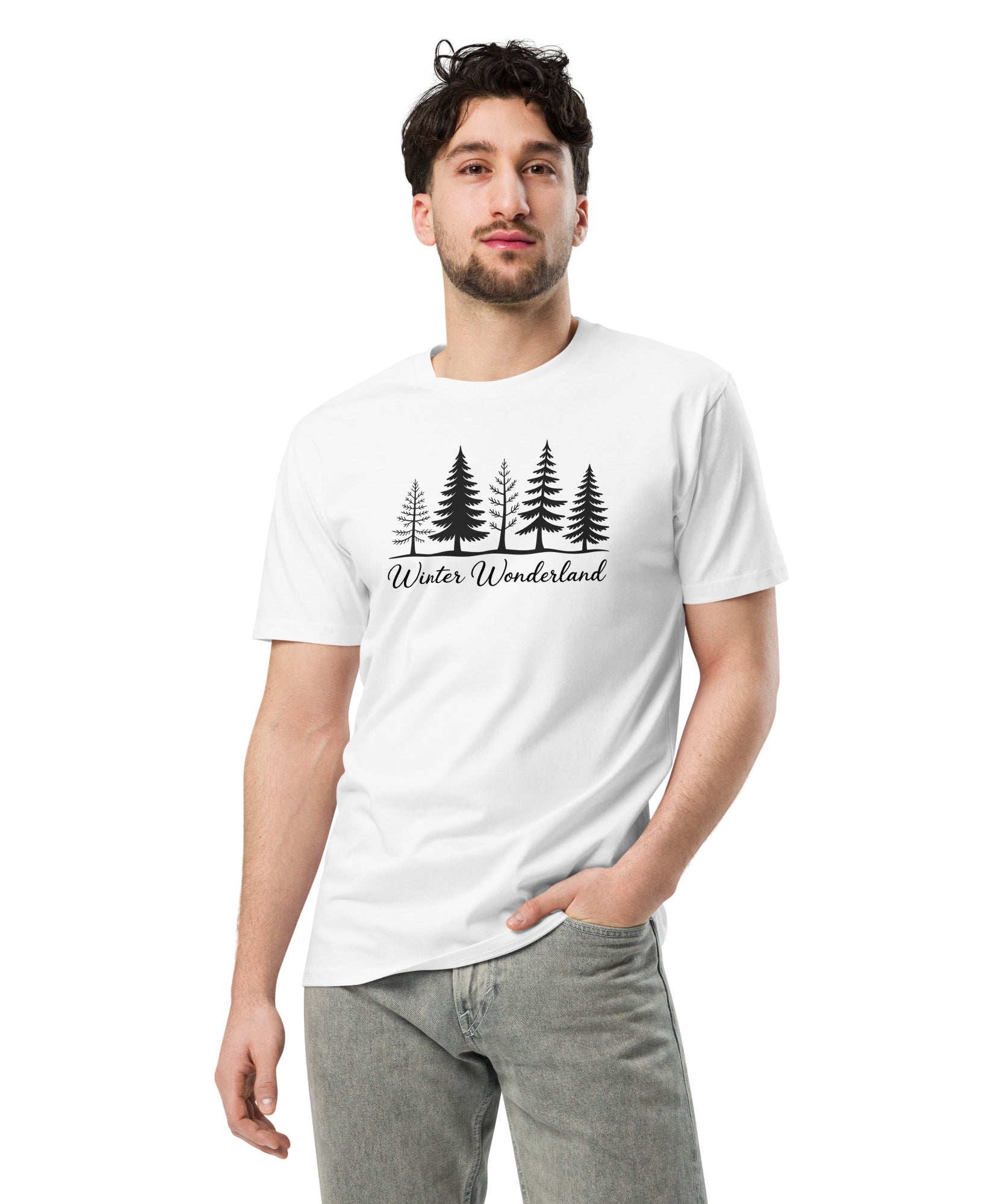 Nature Whisper Forest Trees Graphic Unisex Premium T-Shirt | Gallory Hive