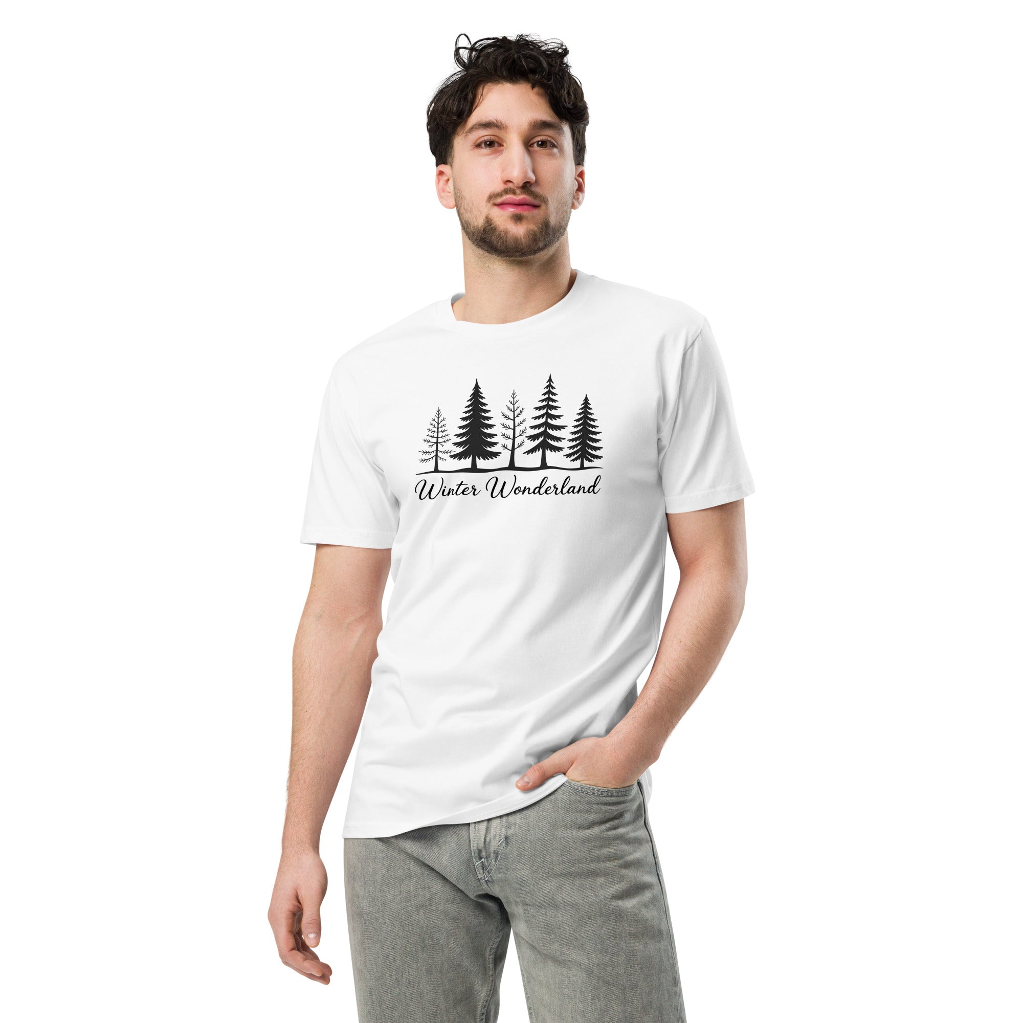 Nature Whisper Forest Trees Graphic Unisex Premium T-Shirt | Gallory Hive
