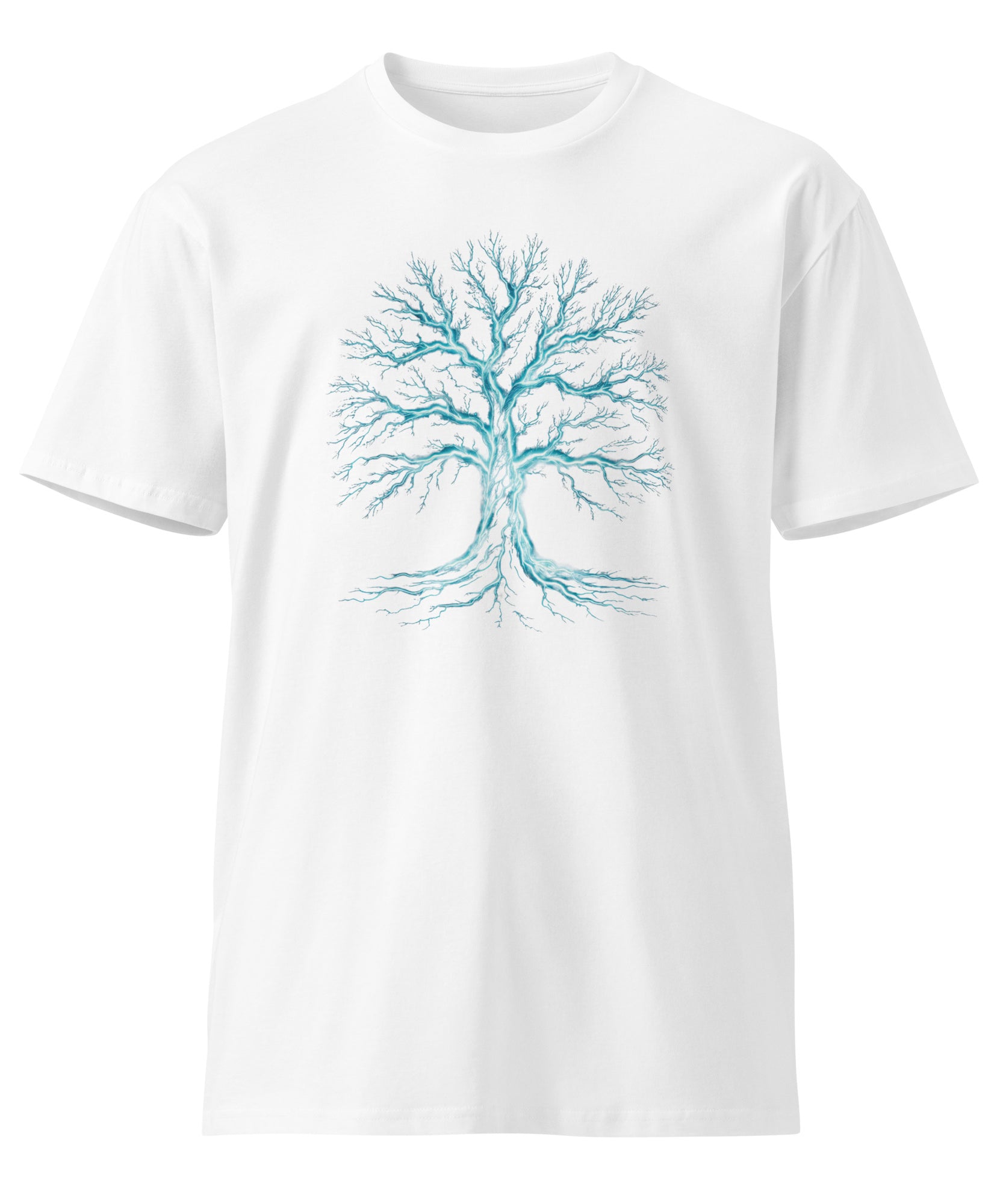 Glowing Mystic Tree of Life Graphic Unisex Premium T-shirt | Gallory Hive
