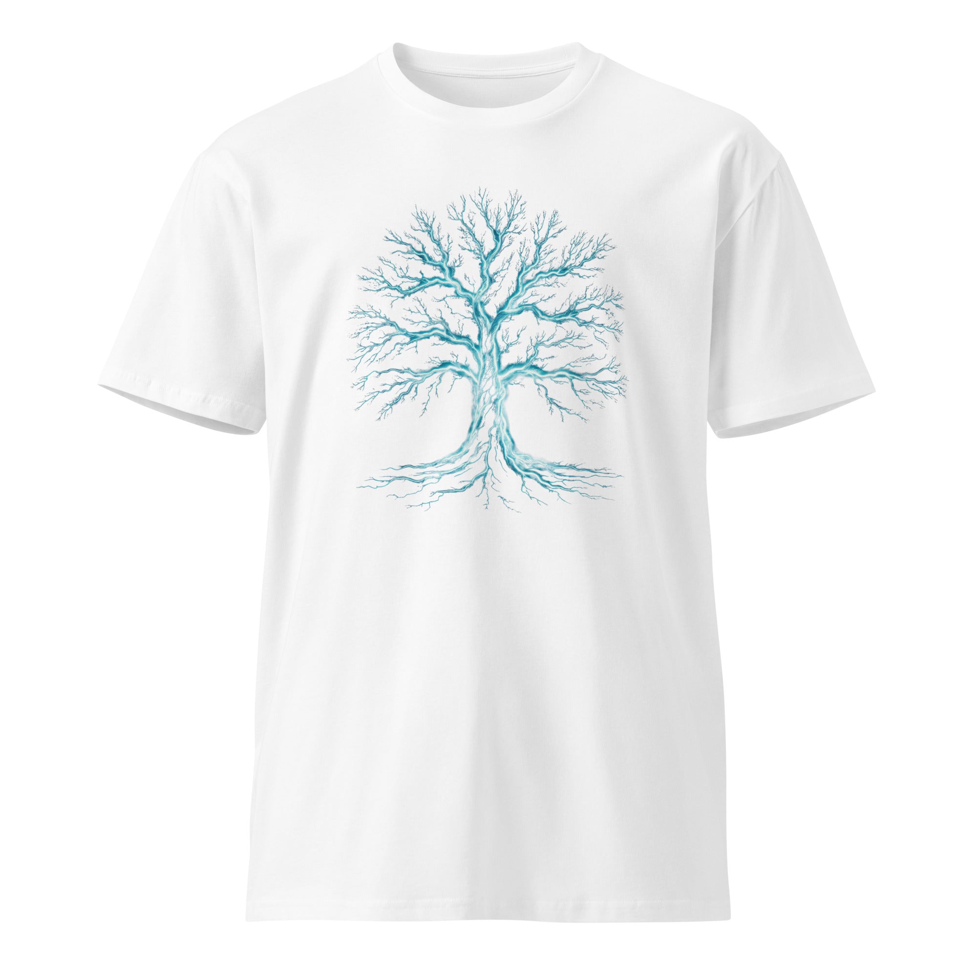 Glowing Mystic Tree of Life Graphic Unisex Premium T-shirt | Gallory Hive