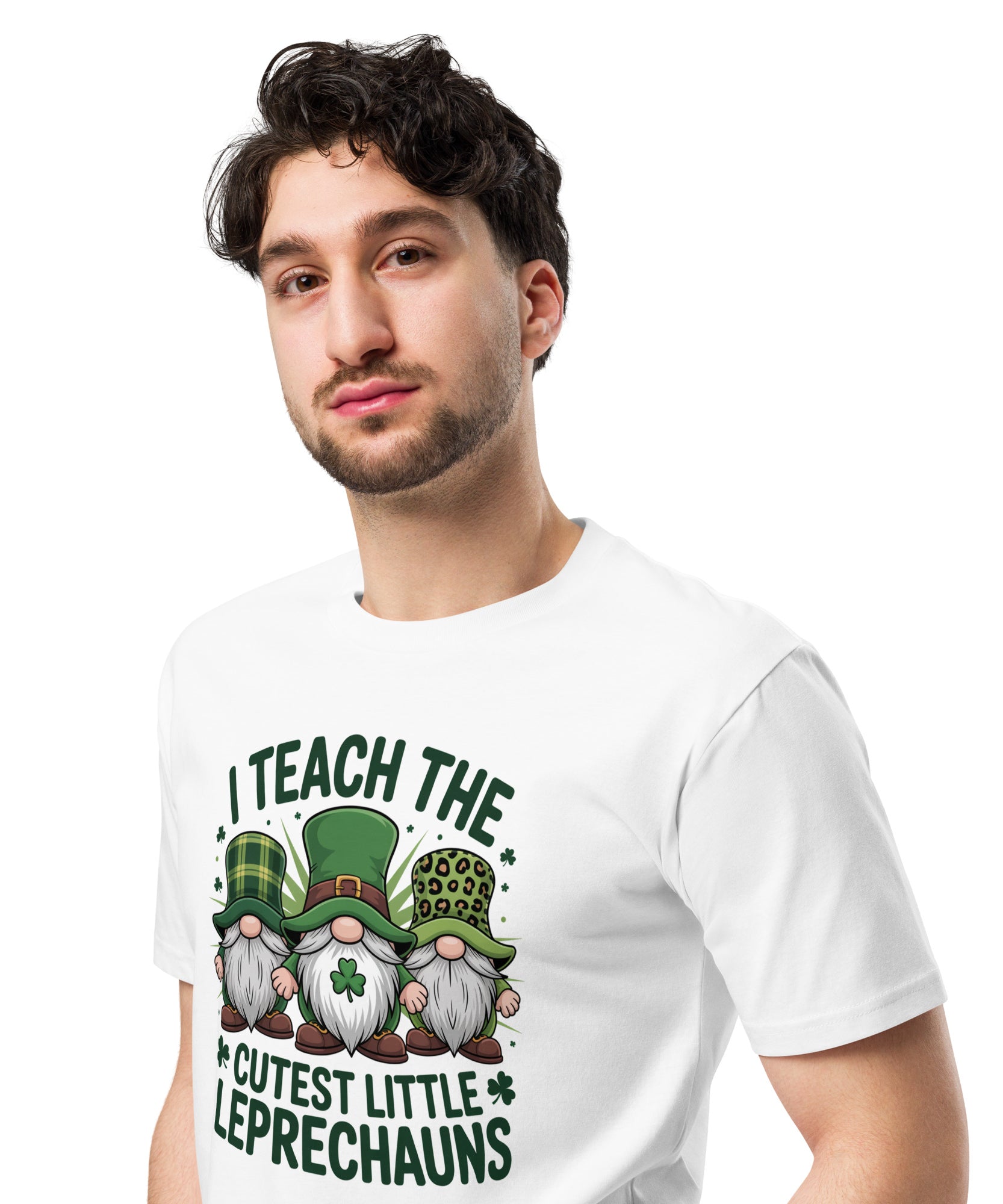 Leprechaun St Patricks Day Unisex Premium T-Shirt | Gallory Hive