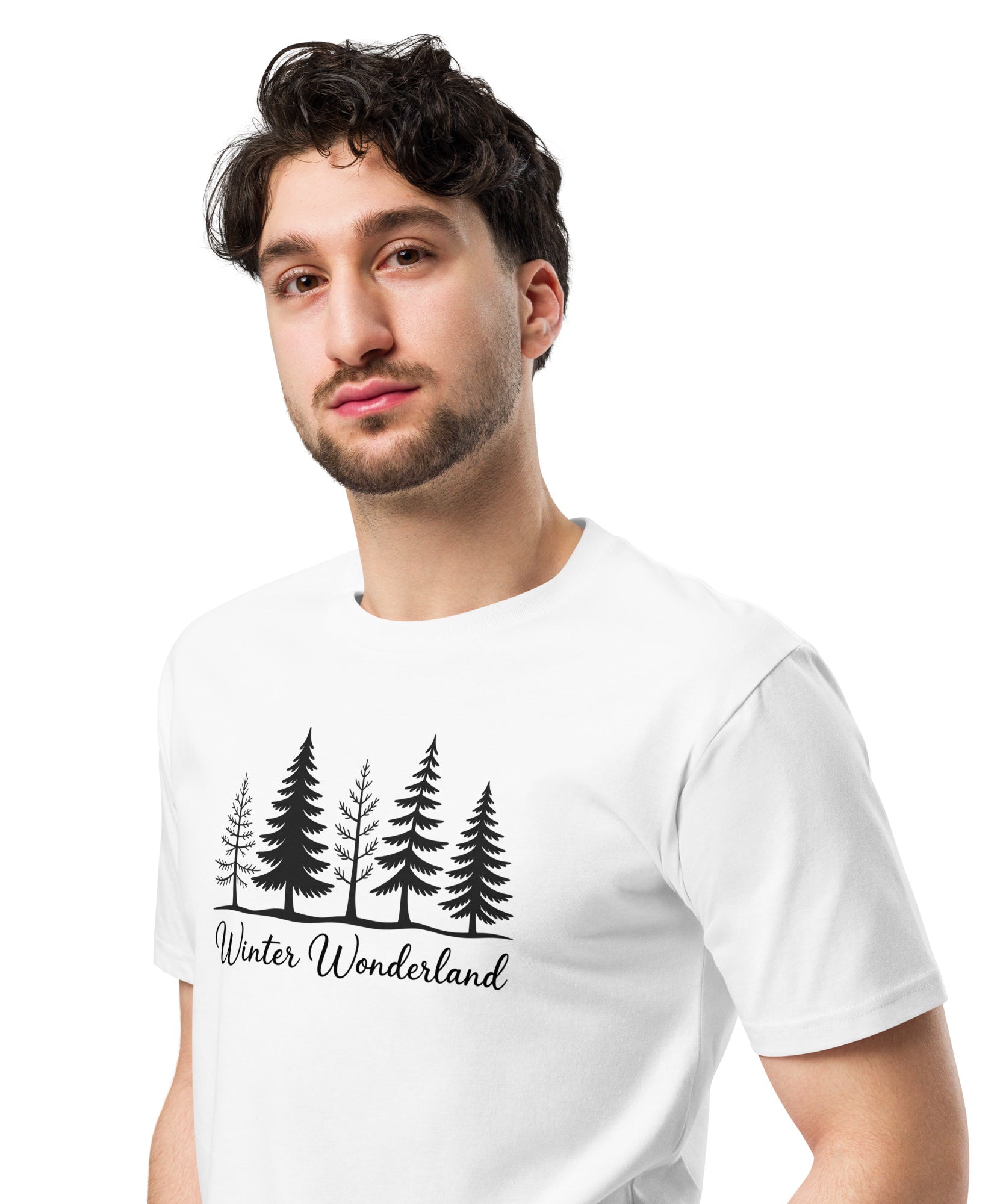 Nature Whisper Forest Trees Graphic Unisex Premium T-Shirt | Gallory Hive