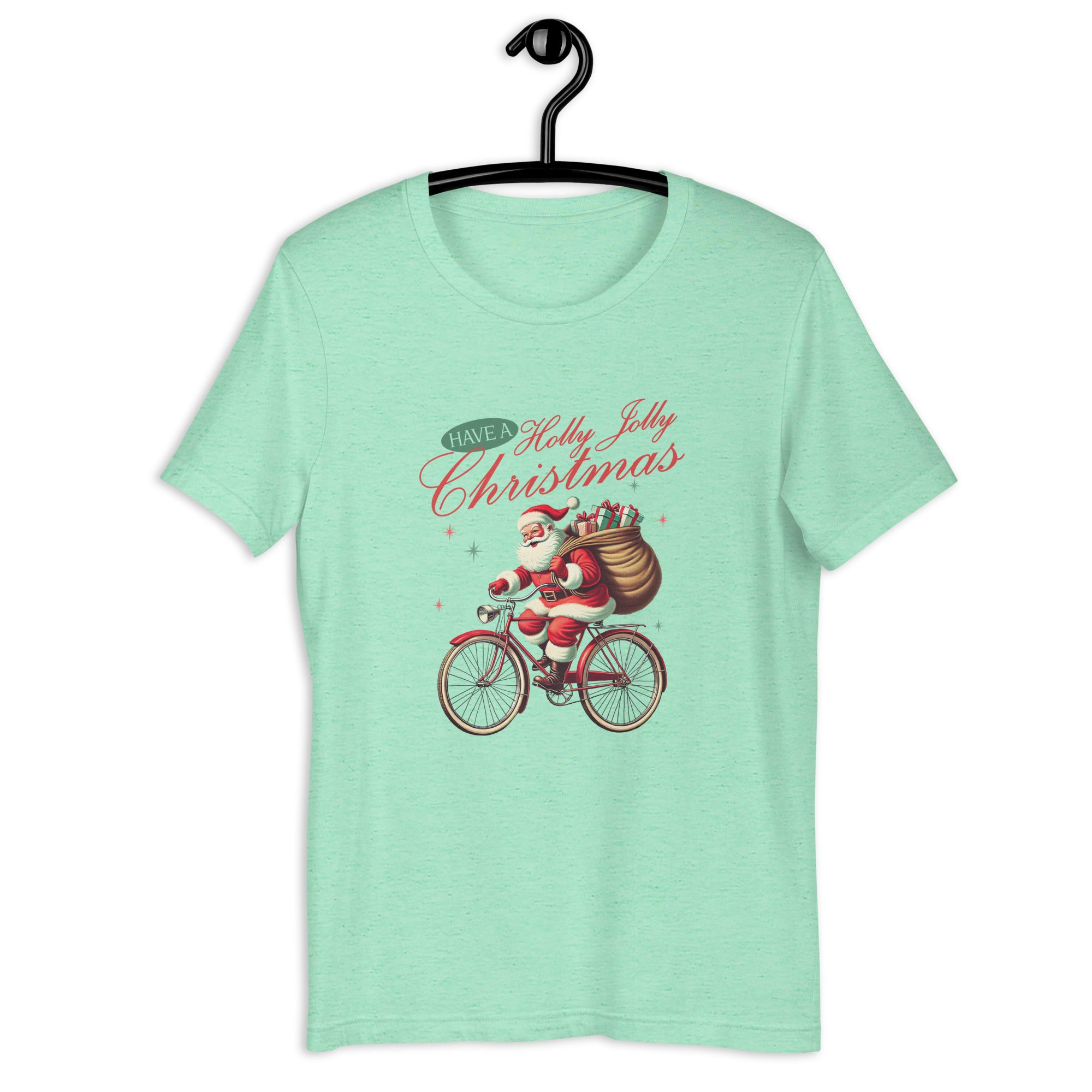 Retro Christmas Santa Bike T-Shirt | Gallory Hive