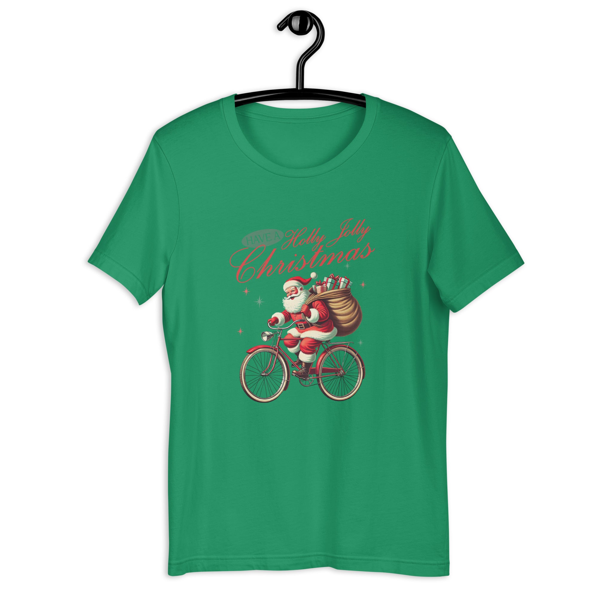 Retro Christmas Santa Bike T-Shirt | Gallory Hive