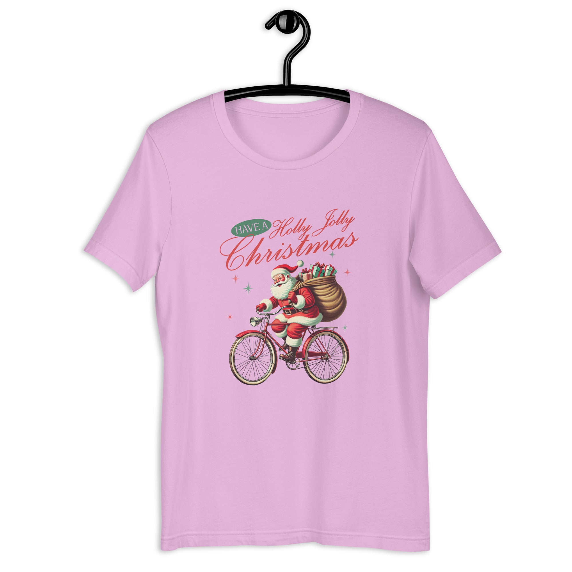 Retro Christmas Santa Bike T-Shirt | Gallory Hive