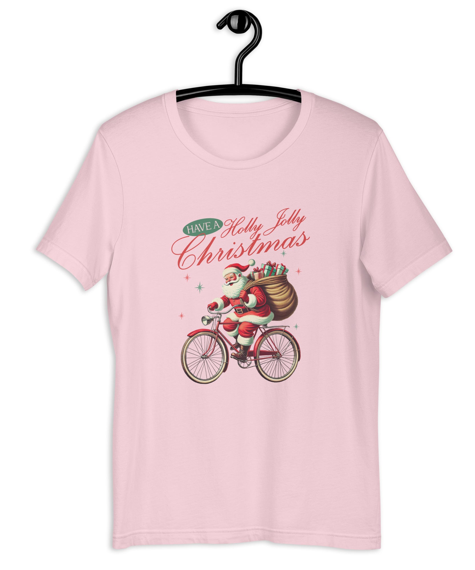 Retro Christmas Santa Bike T-Shirt | Gallory Hive