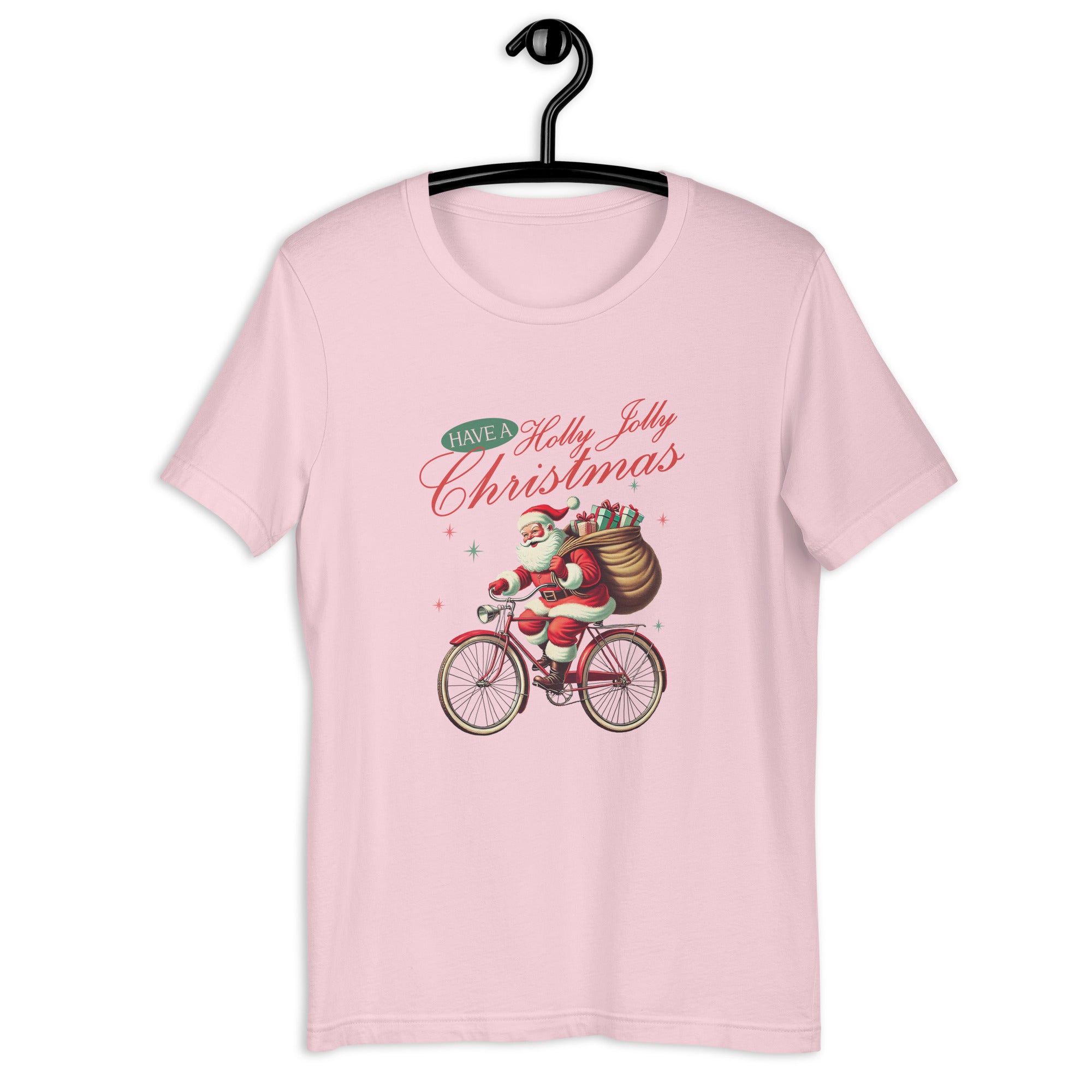 Retro Christmas Santa Bike T-Shirt | Gallory Hive