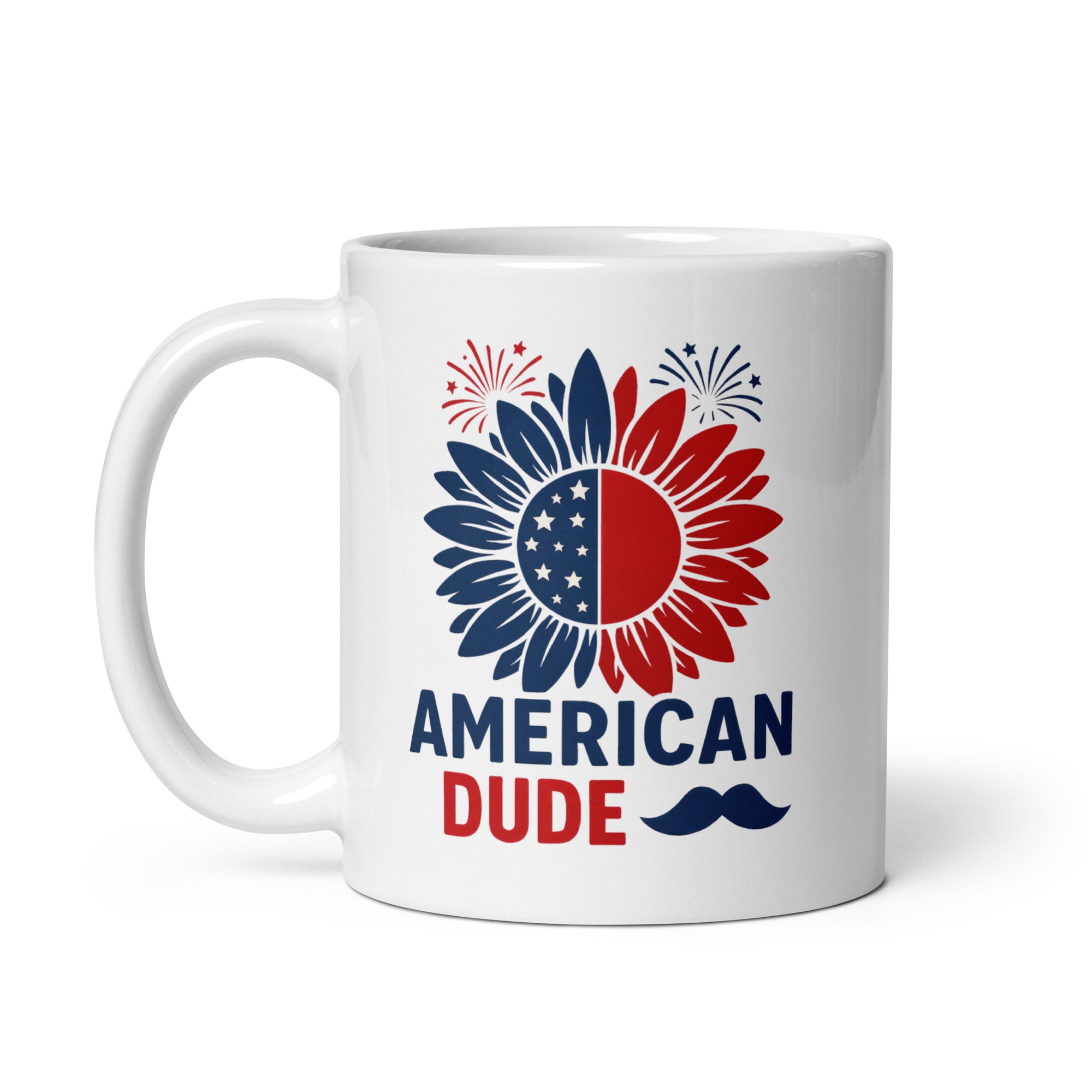 American Dude Coffee Mug – USA Pride Design | Gallory Hive