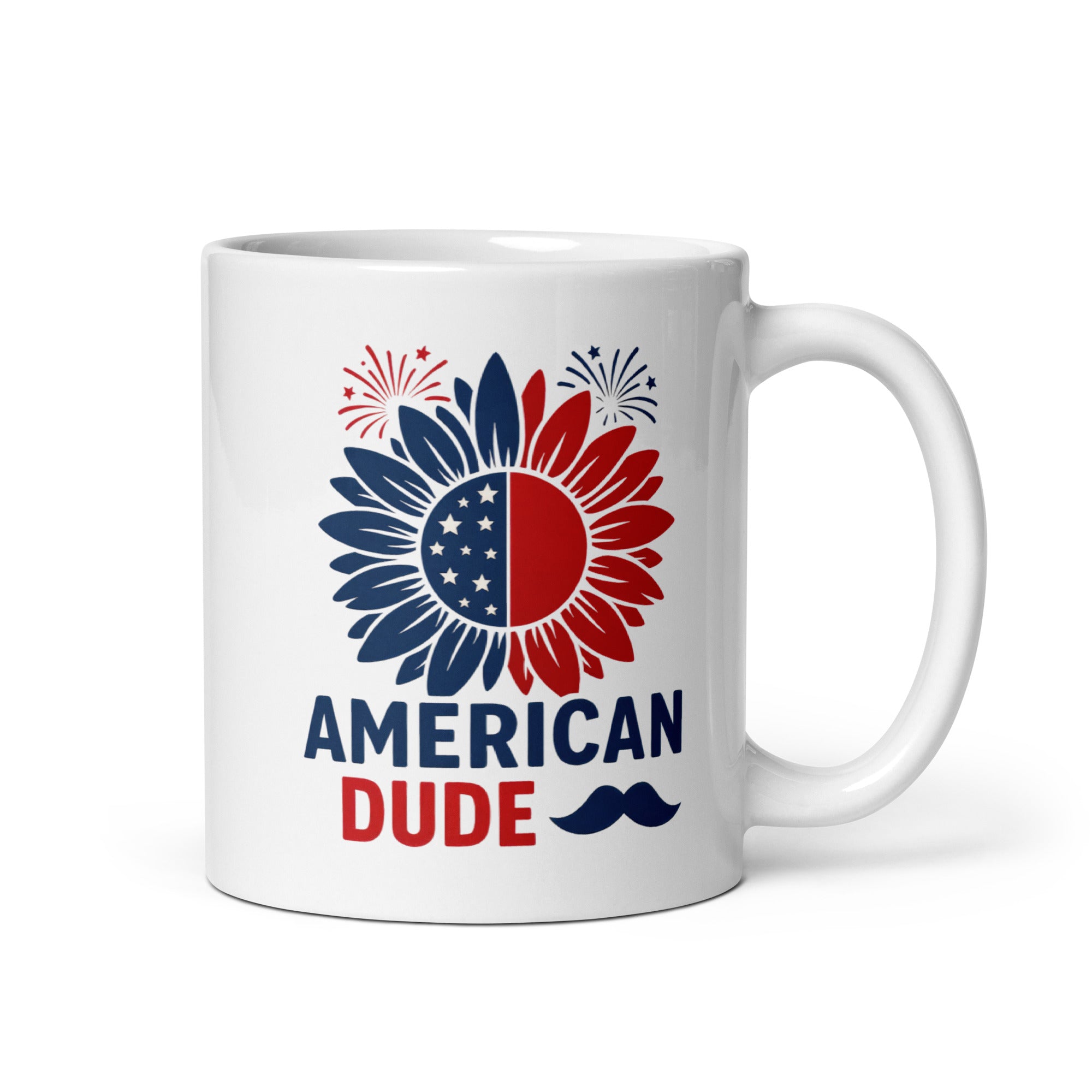 American Dude Coffee Mug – USA Pride Design | Gallory Hive