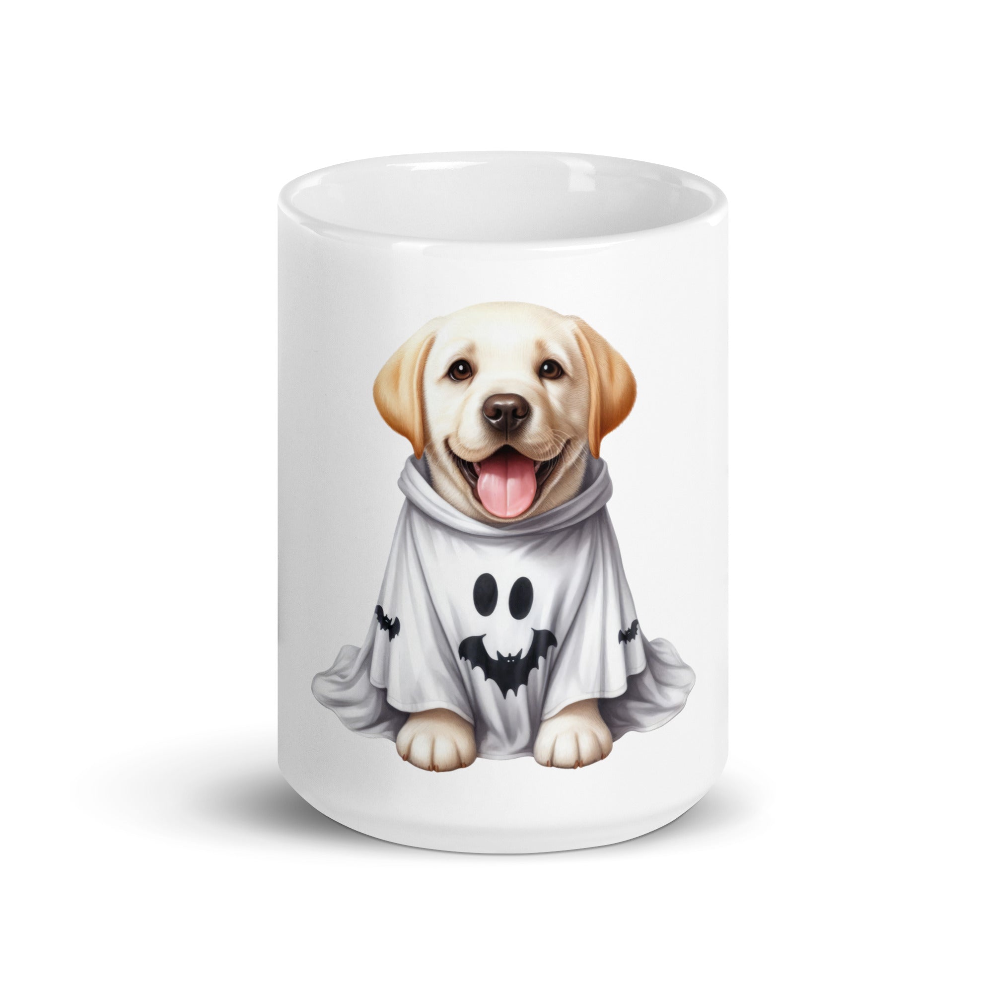 Cute Halloween Mug – Ghost Lab Puppy | Gallory Hive