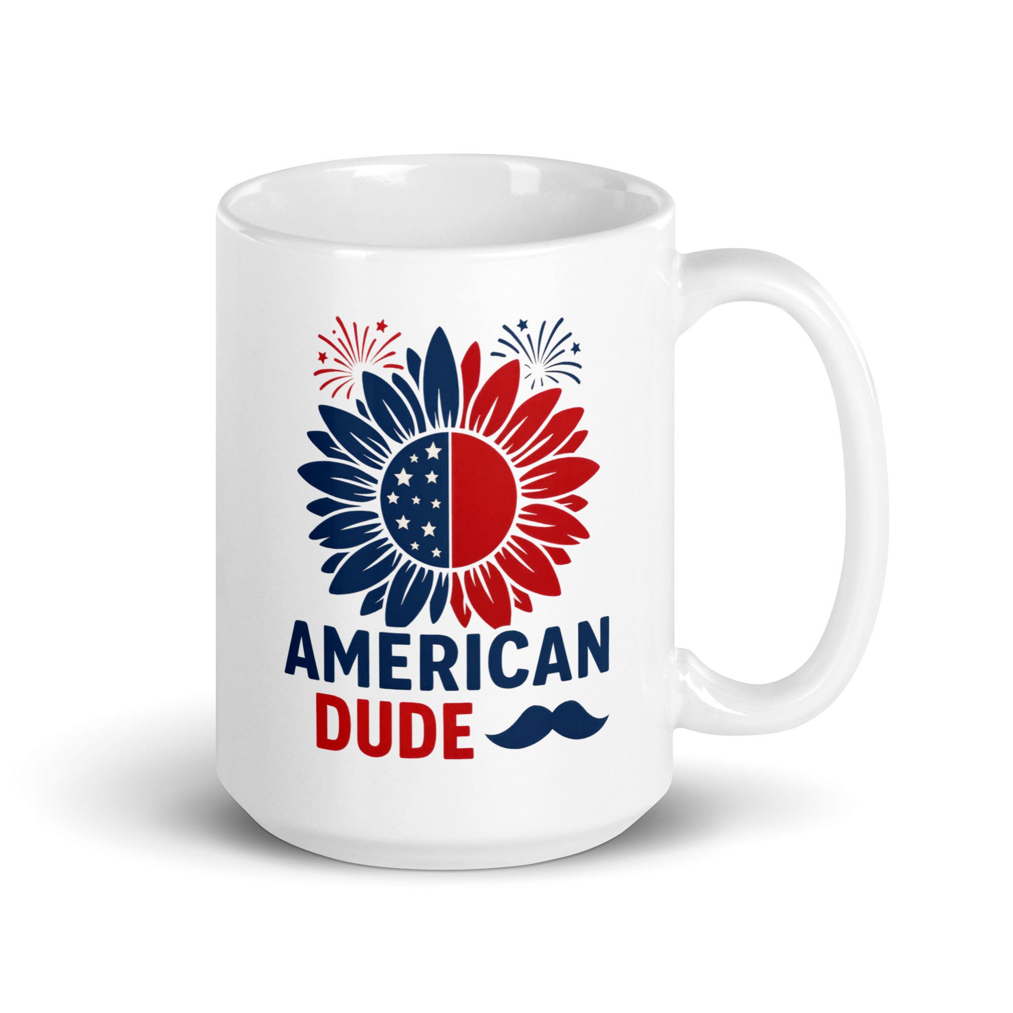 American Dude Coffee Mug – USA Pride Design | Gallory Hive