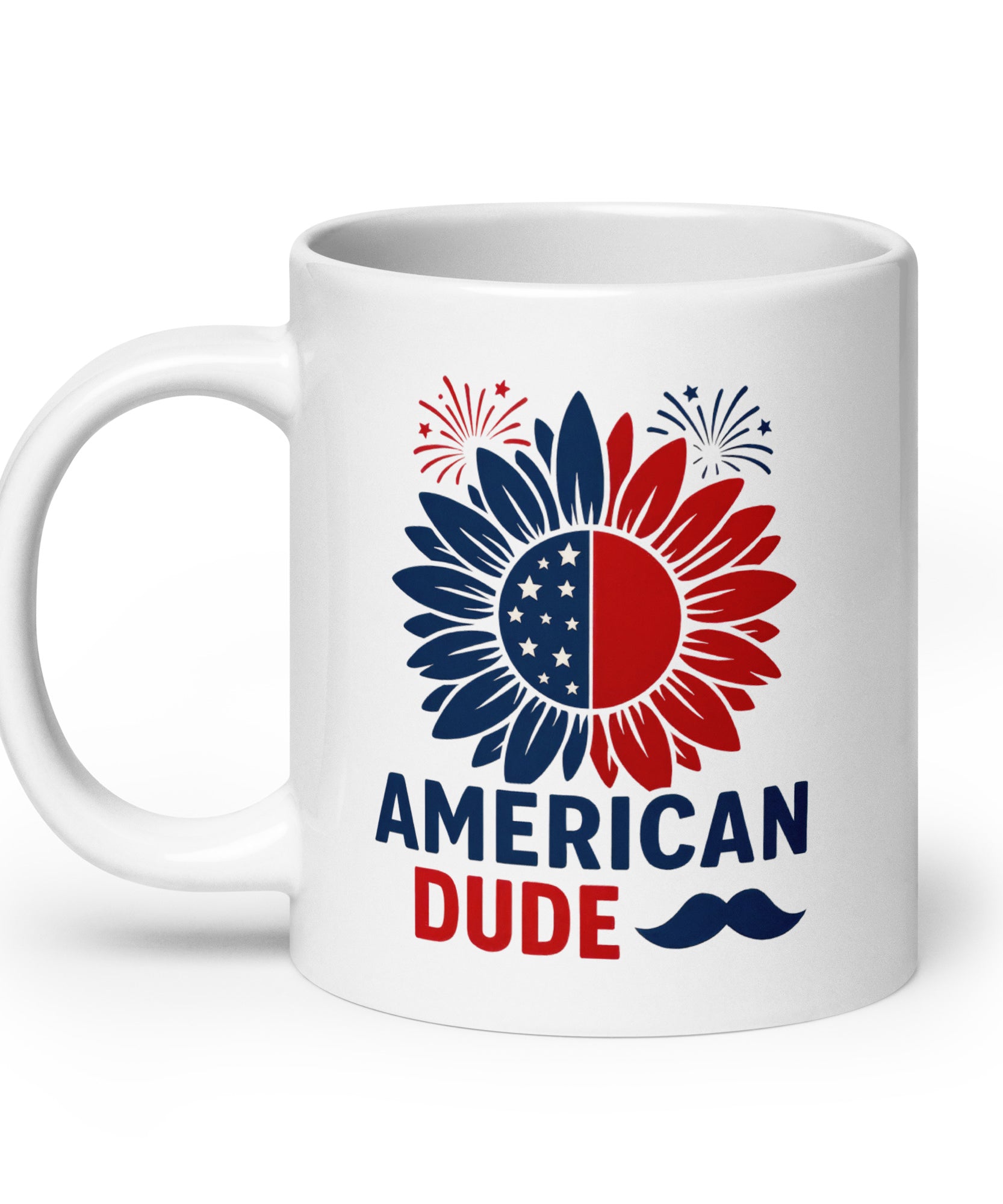 American Dude Coffee Mug – USA Pride Design | Gallory Hive