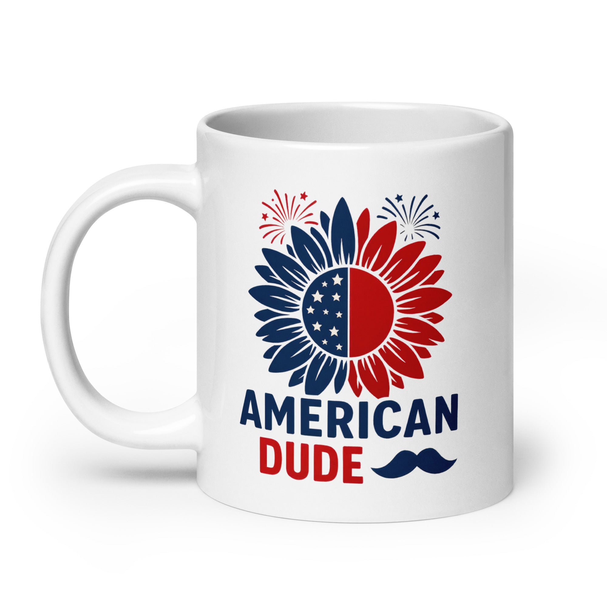 American Dude Coffee Mug – USA Pride Design | Gallory Hive