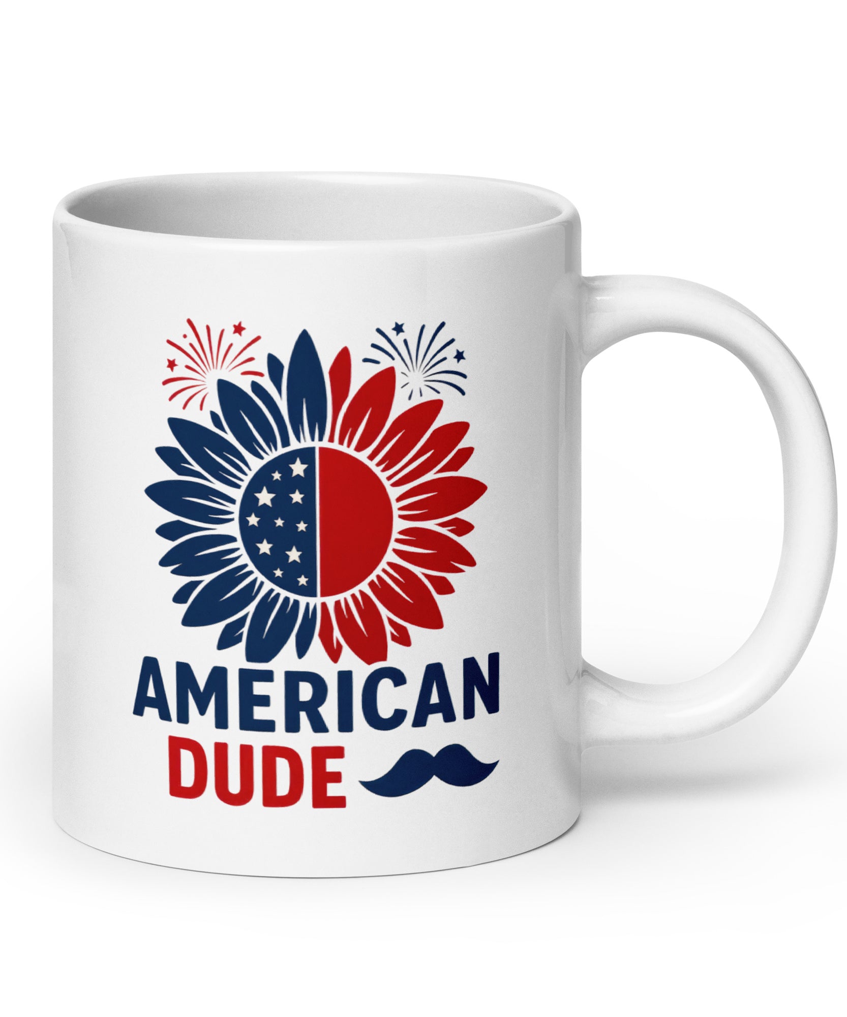 American Dude Coffee Mug – USA Pride Design | Gallory Hive